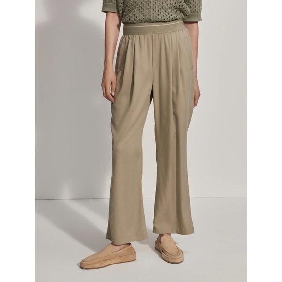 NWT Anthropologie Varley Riggs Loose Fit Pant 29'' Straight Leg in Abbey Stone - Picture 1 of 10